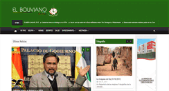 Desktop Screenshot of elbolivianoenvivo.com